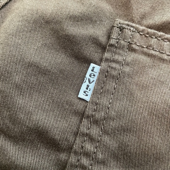 Vintage Style Levi's Brown Pants White Tab Logo Mens 36 x 32 Levi Strauss & Co. - Picture 11 of 12